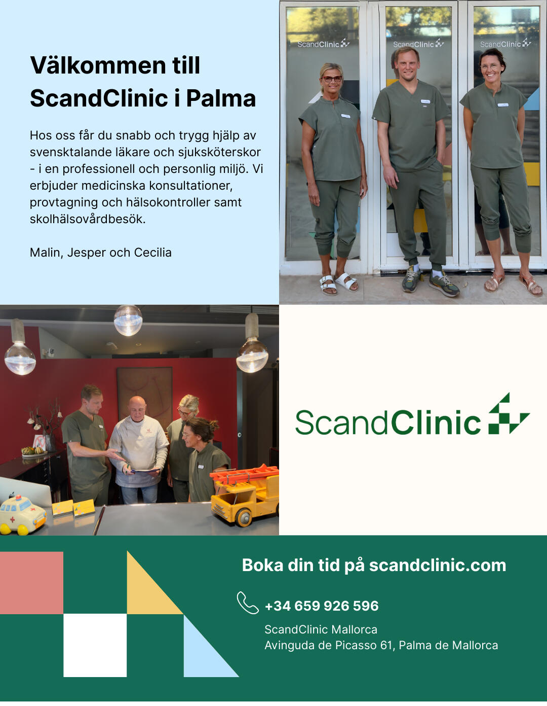 Advert Ön, Livet på Mallorca